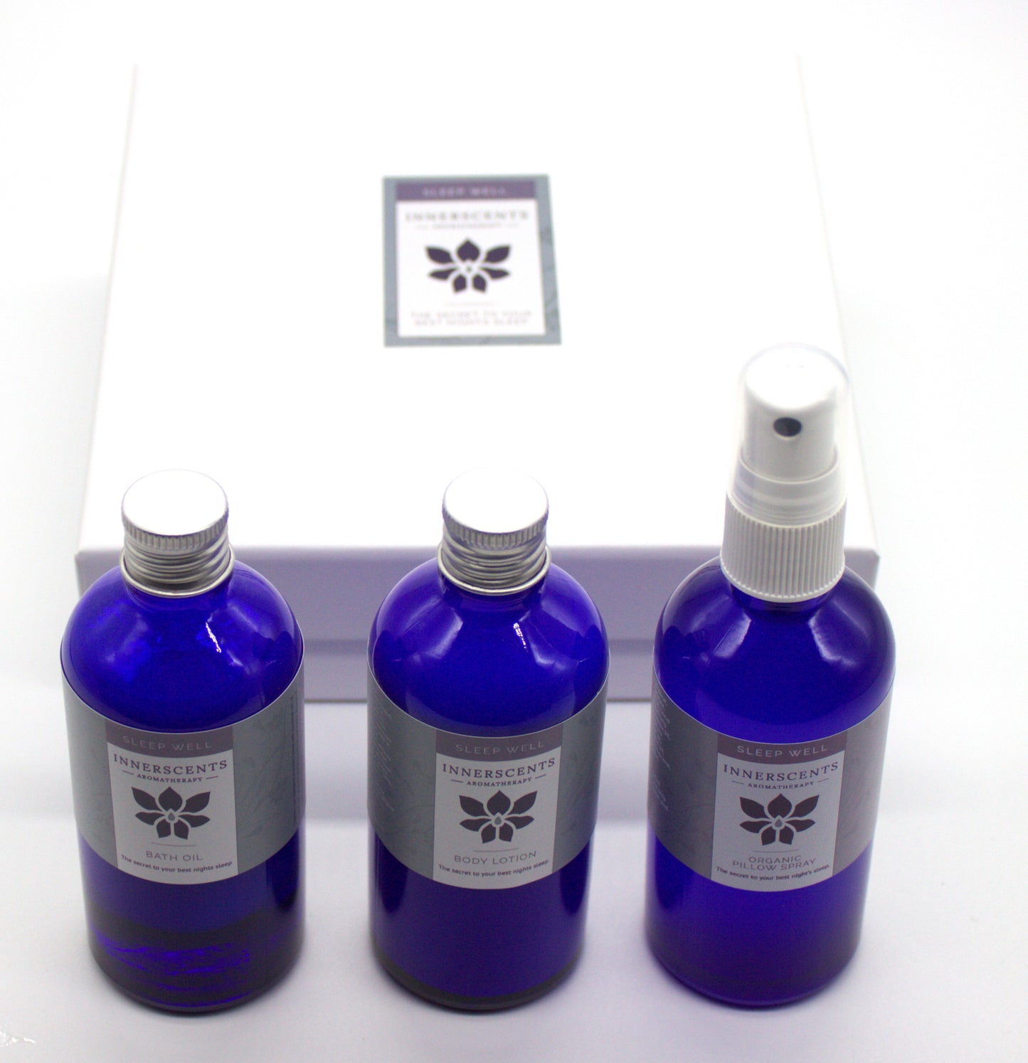 Sleep Well Super-Sleep Gift Set - 3 x 100ml Bottles in Recycled Luxury Gift Box