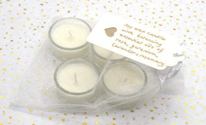 Big Hug Tealight Candles - Set of Four